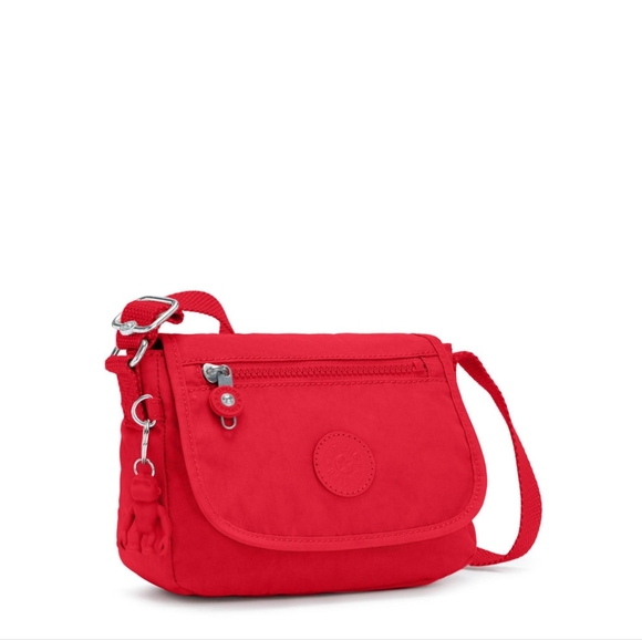 Kipling Sabian Mini Sac à Bandoulière - Red Rouge - Picture 2 of 4